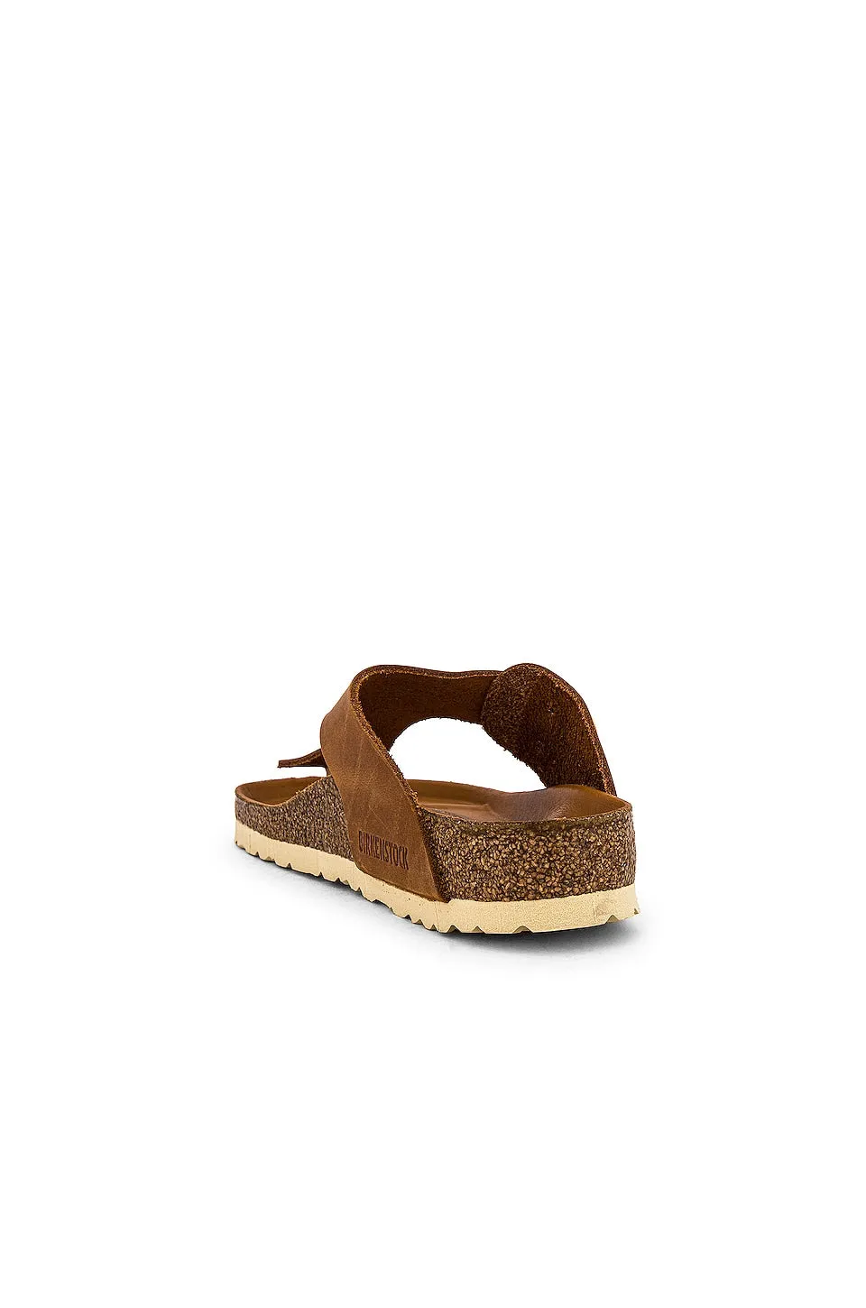 BIRKENSTOCK Gizeh Big Buckle Sandals, Cognac