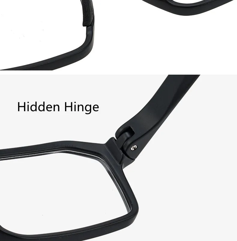 KatKani Unisex Full Rim Rectangle TR 90 Resin Sport Frame Eyeglasses K001