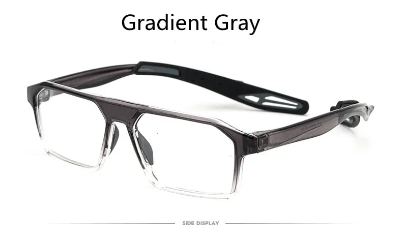 KatKani Unisex Full Rim Rectangle TR 90 Resin Sport Frame Eyeglasses K001