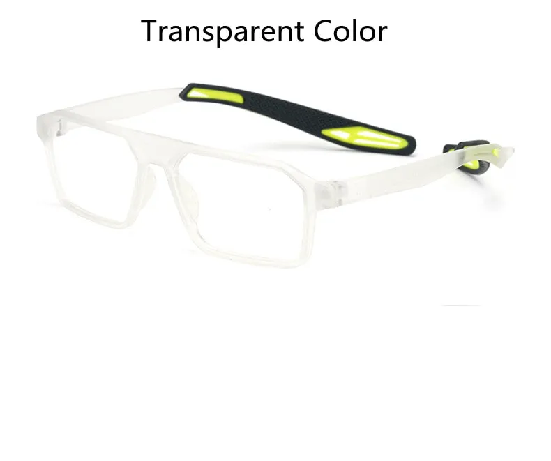 KatKani Unisex Full Rim Rectangle TR 90 Resin Sport Frame Eyeglasses K001