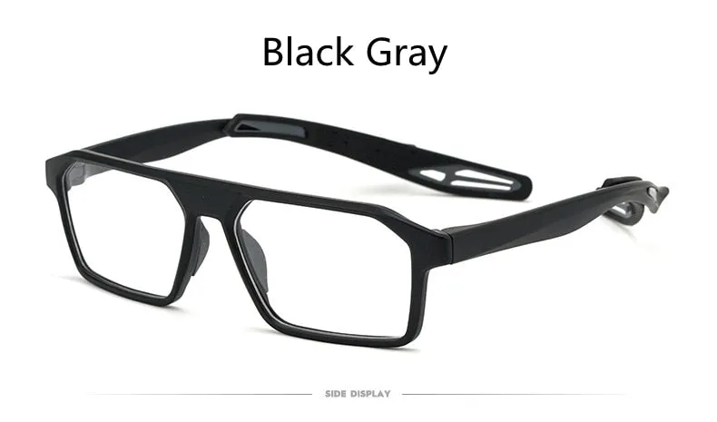 KatKani Unisex Full Rim Rectangle TR 90 Resin Sport Frame Eyeglasses K001